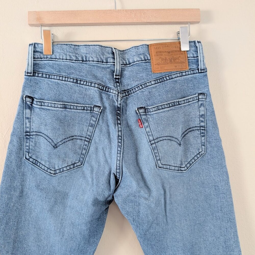 502‎ Taper Fit Levi's Flex Men's Jeans 29x30 Slim Stretch Casual Classic Denim - Picture 6 of 11